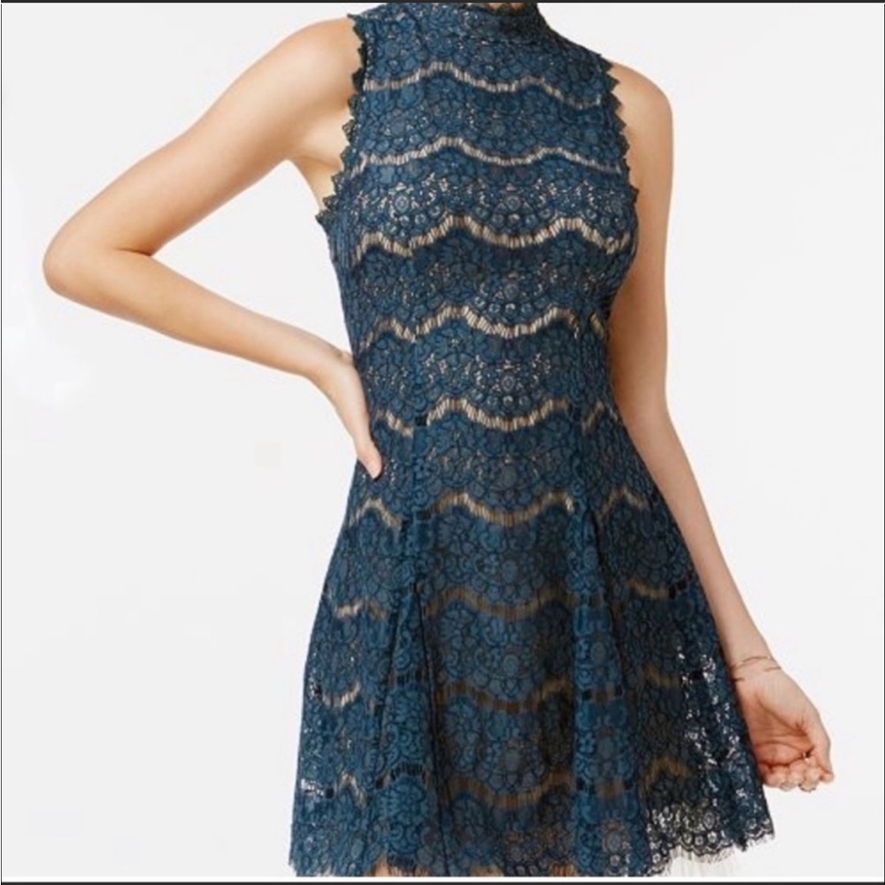 Trixxi Black Lace Dress Size S
